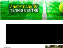 Tablet Screenshot of oz-tennis.com